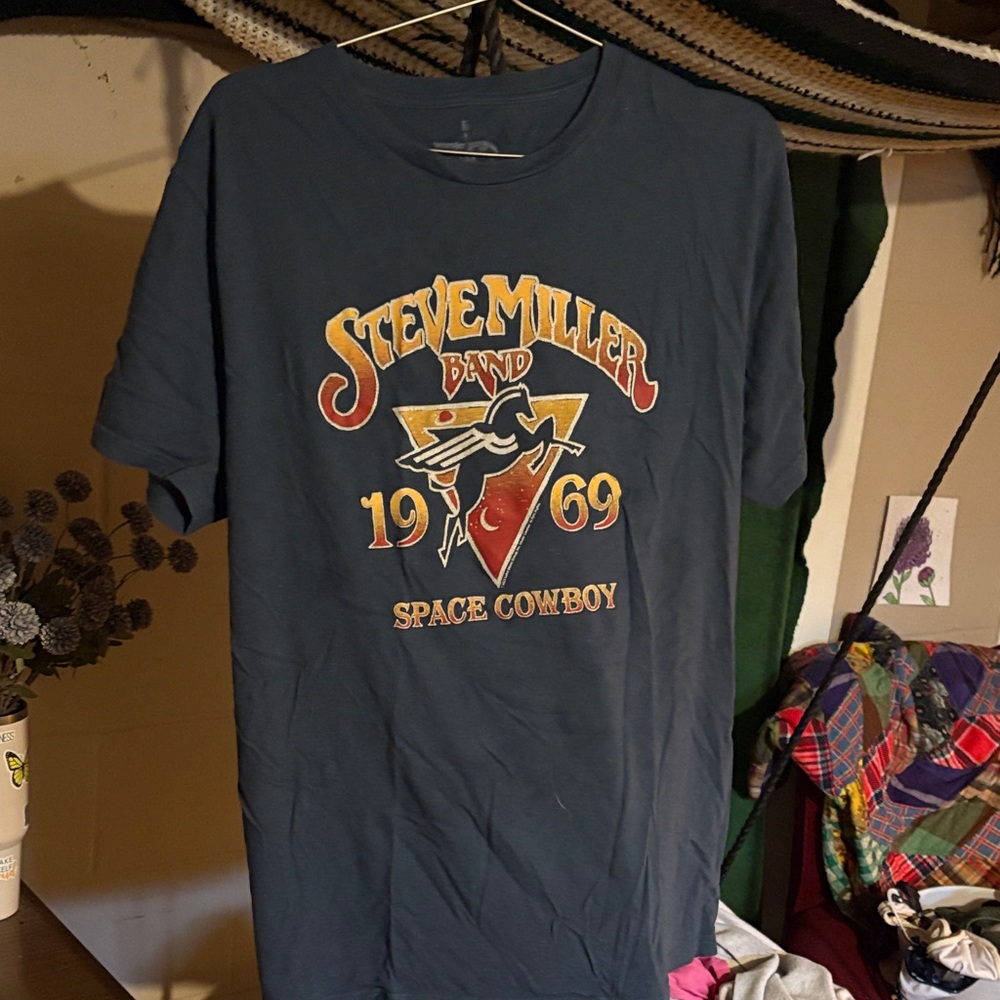 Wrangler Steve Miller Band Graphic T-Shirt - Dark Blue